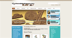 Desktop Screenshot of mychocolateshapes.com